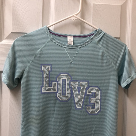 LIKE NEW! Ivivva Love 3 Graphic Mesh Tee - Picture 6 of 13